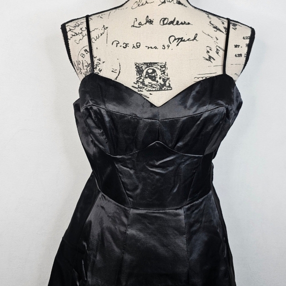 Lulus black A line formal dress sz L NWT - Picture 8 of 9